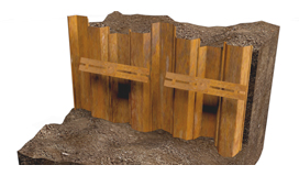 Sheet pile walls design - GEO5
