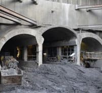 Stabizilace břehu (gabionový val)